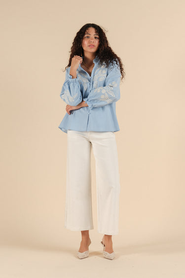 Blouse 64163 Bleu