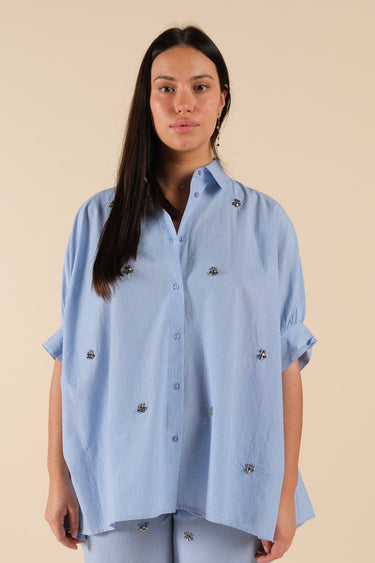 Chemisier Asma Bleu