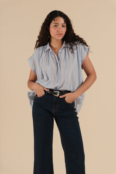 Curly Light Blue