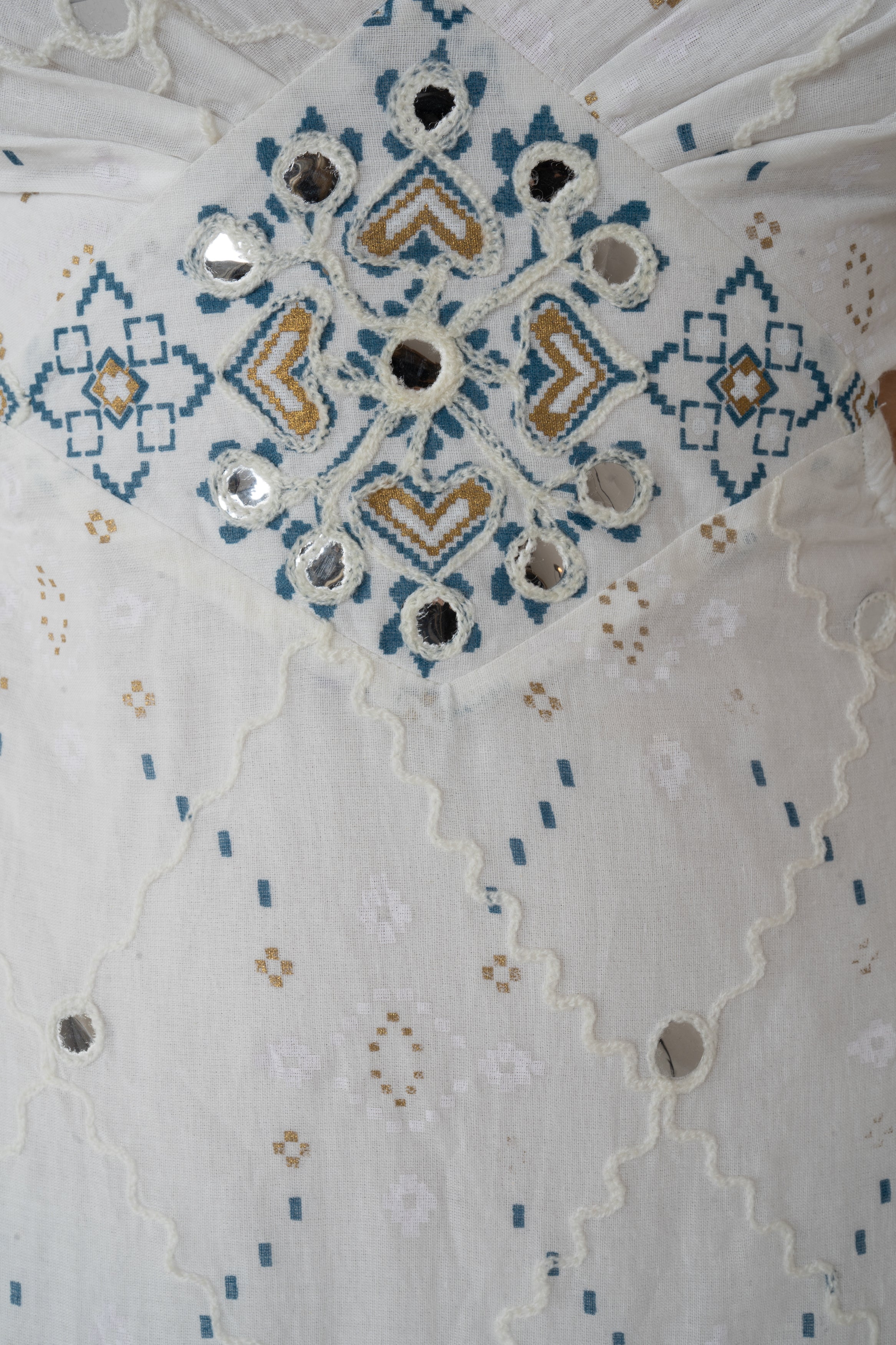 Diamond off white/blue 