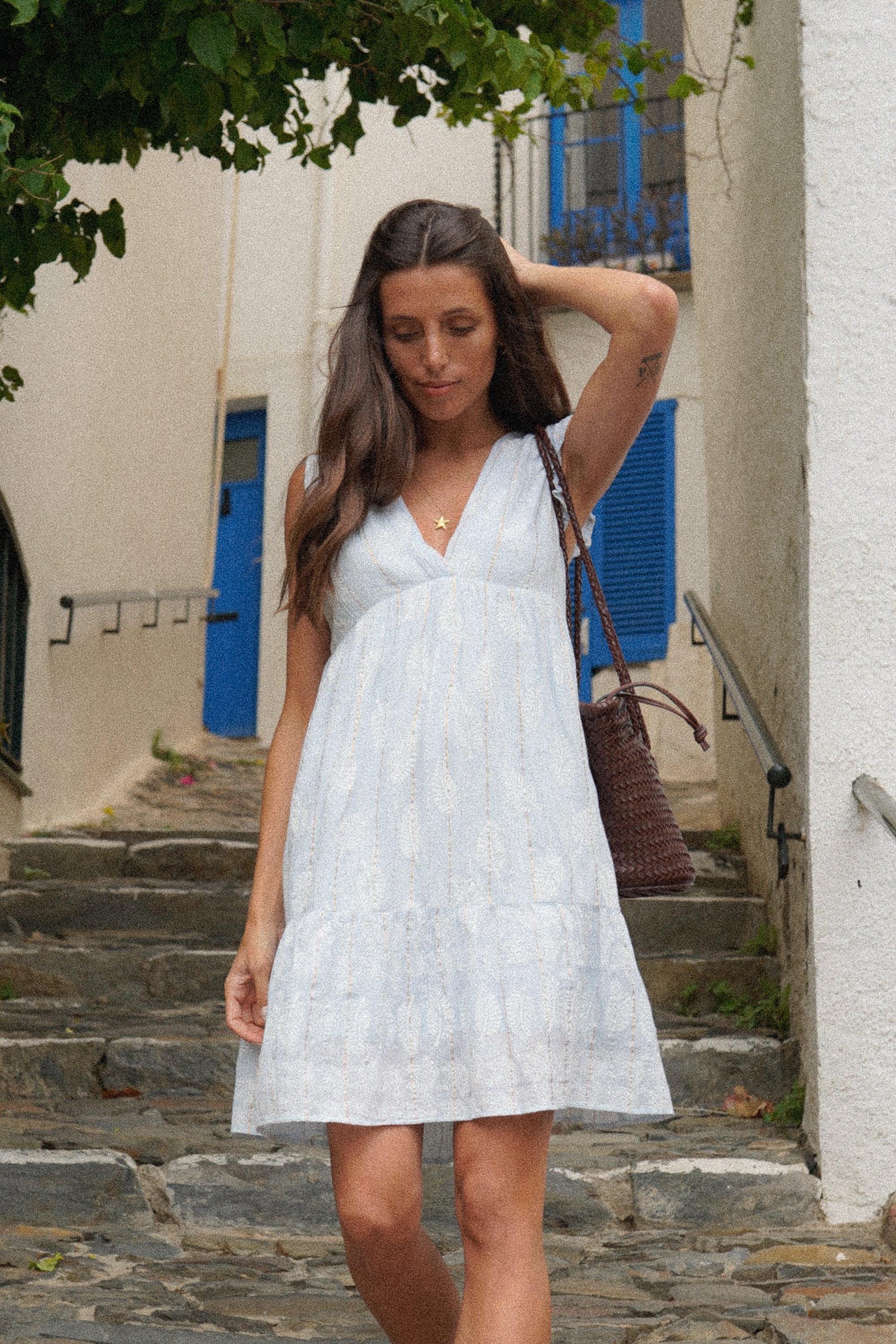 Auline short P2 light blue