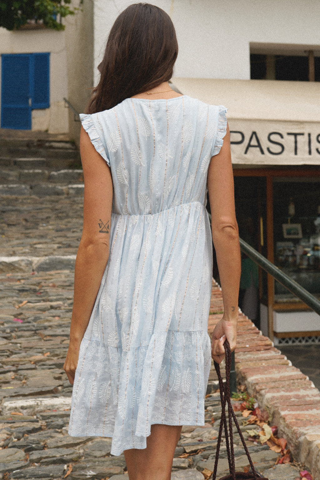 Auline short P2 light blue