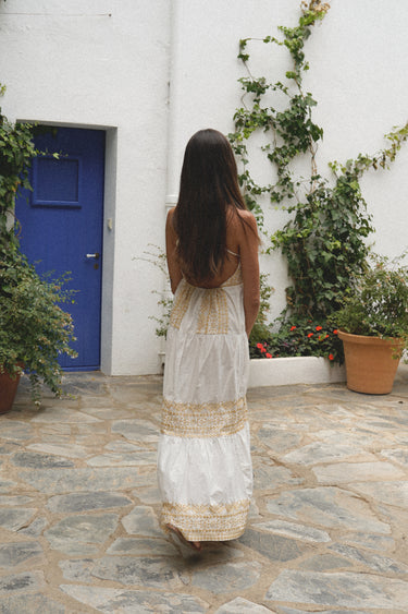 Kate Long Off white / Gold