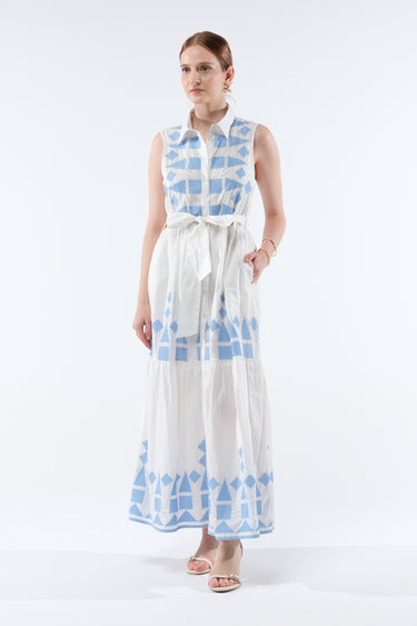 Romance Off white / Blue