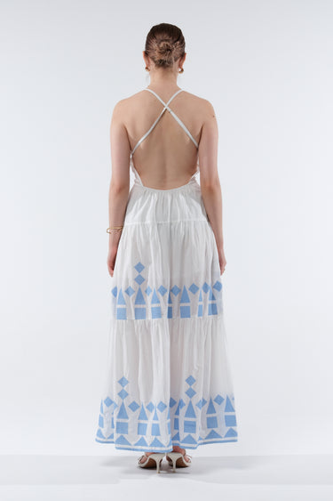 Bahiane off white / Blue