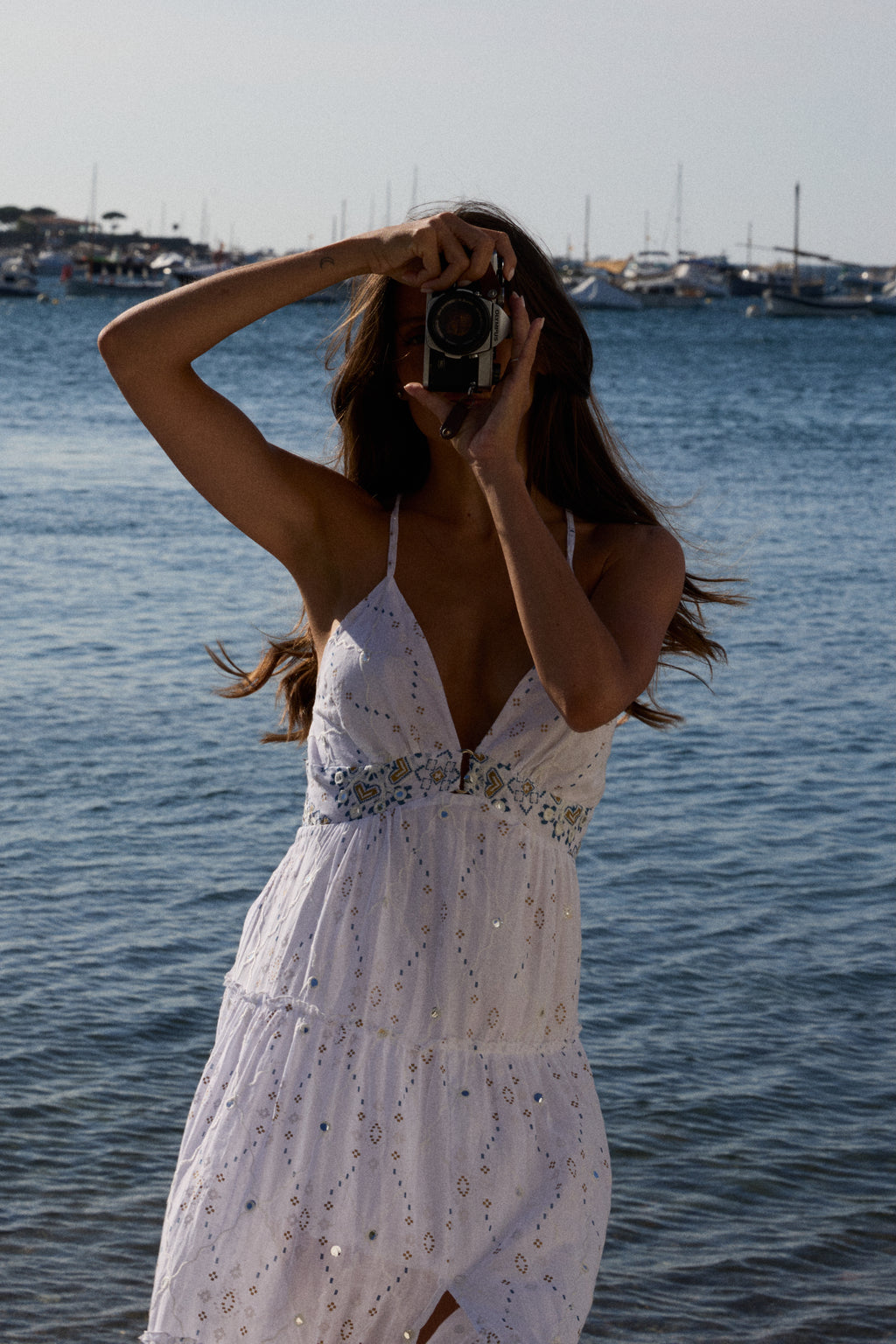 Céleste Off white / Blue