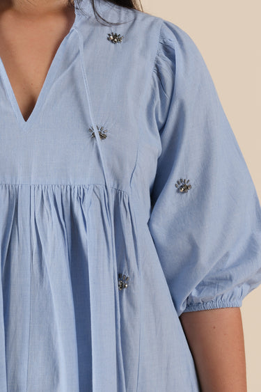 Robe oversize Nadia Bleu
