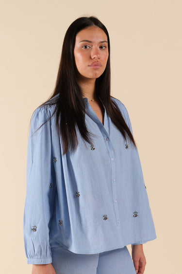 Blouse Orly Bleu