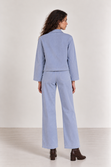 63895 Veste Rayé Marine