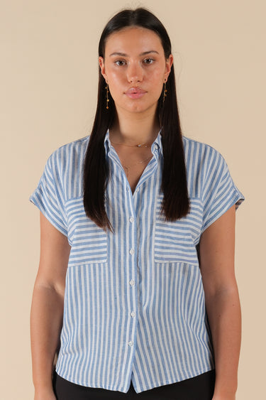 Haut Zoe 001 Bleu