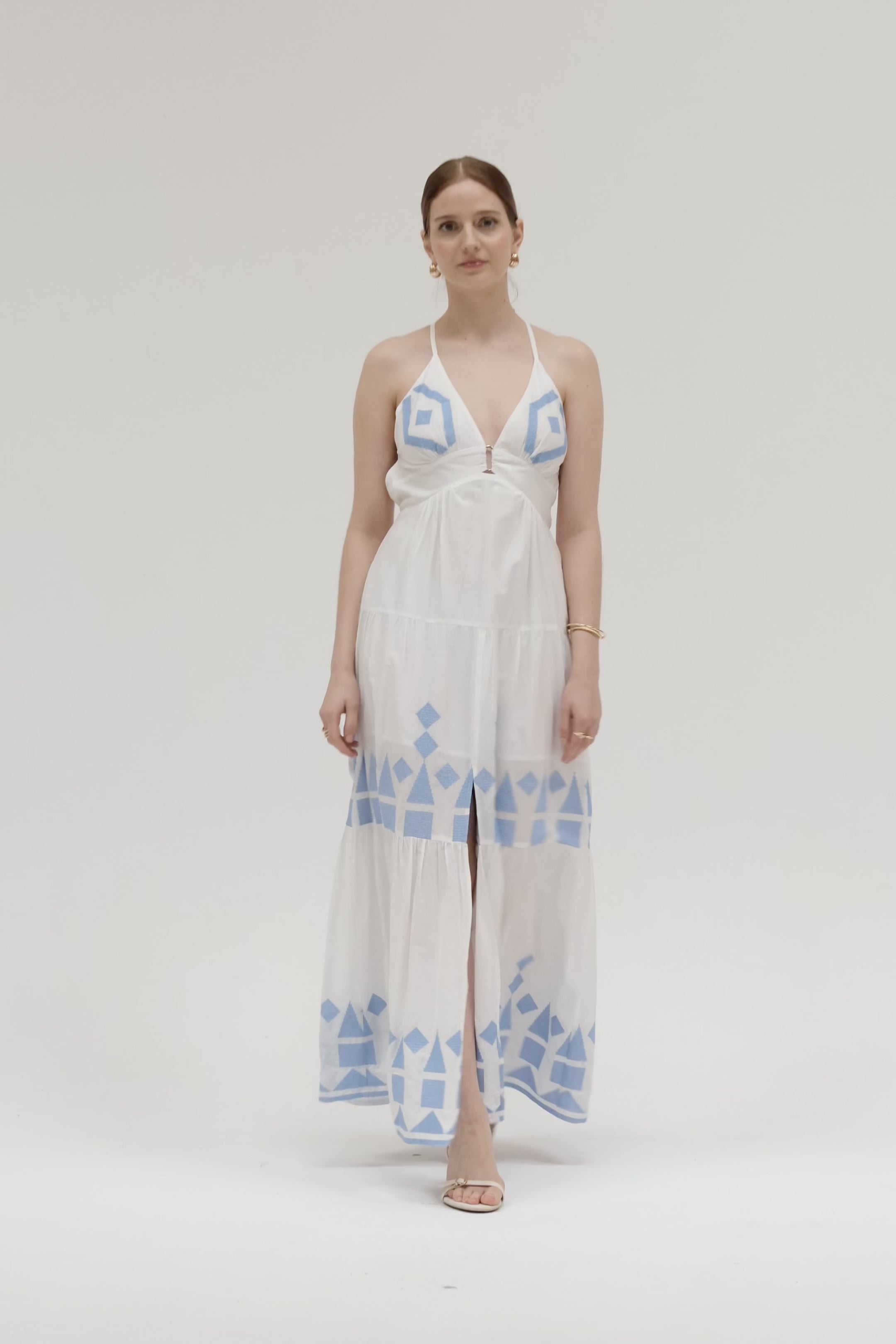 Bahiane off white / Blue