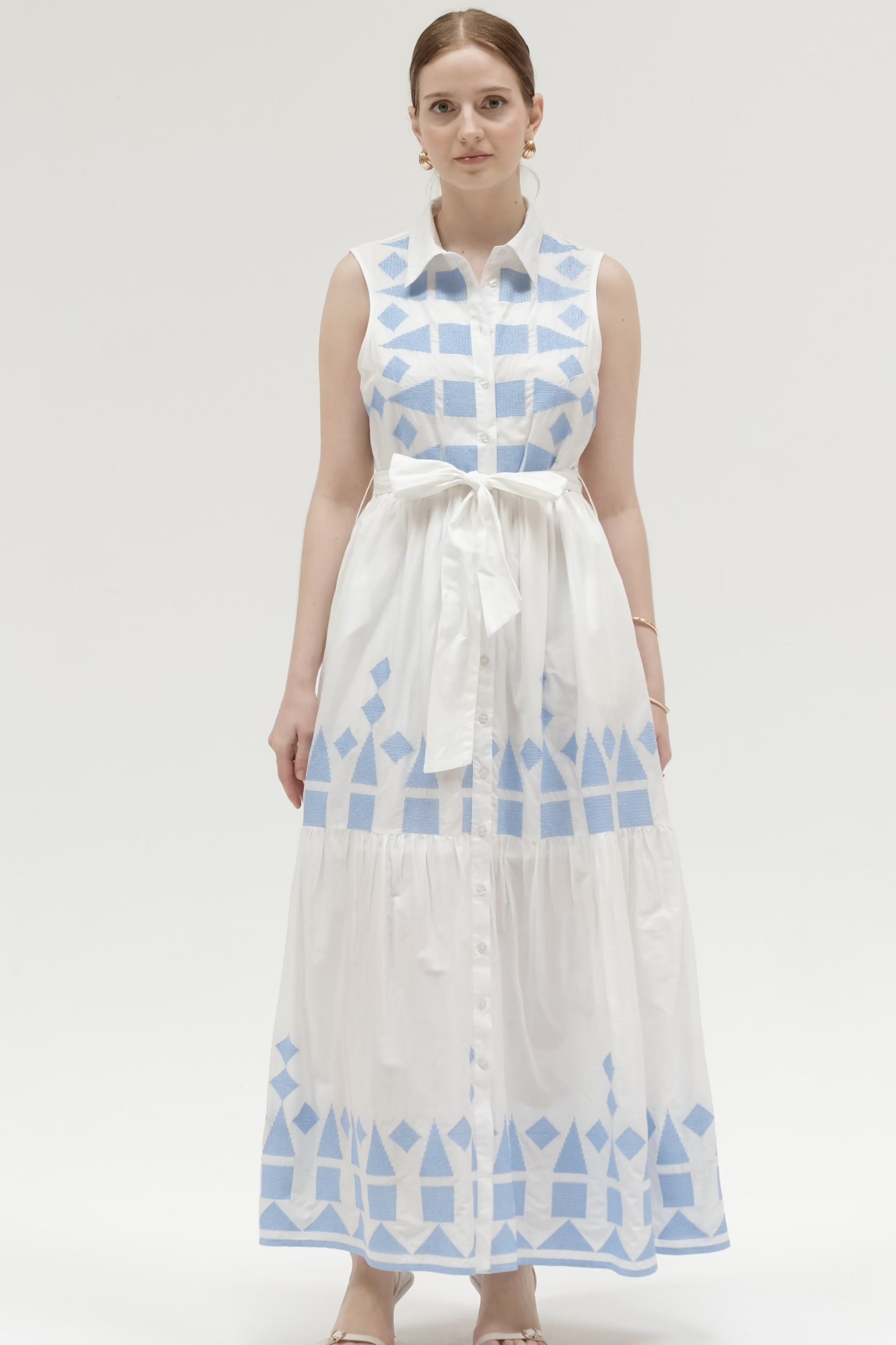 Romance Off white / Blue